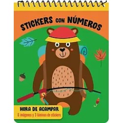HORA DE ACAMPAR. Stickers con números | Libreria Dante | https://static.wixstatic.com/media/cc7a7d_72f8873324514c378fac881003228